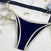 Women's Clothing Color Matching Lace Split Swimsuit Female Beach Hot Spring Swimsuit_ecoleips.com