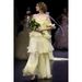 French Style off the Shoulder Yellow Ball Gown Women's Princess Evening Gown Sophisticated Wedding Party Wear_ecoleips.com