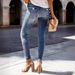 Women's Clothing Jeans For Women High Elasticity Slim Fit Thin Casual Versatile Comfortable_ecoleips.com