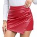 2025 New Loose Casual Women's Leather Skirt Shorts_ecoleips.com