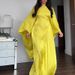 Voya Voya European American Foreign Trade Women's Clothing Cross-border Autumn Round-neck Shimmering Robe With Bat Sleeves,_ecoleips.com