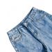 Casual Loose Straight Leg Jeans - Button Open Pearl Design_ecoleips.com