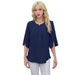 Cross-border 2025 Foreign Trade Women's Clothing , European And American Style, Round Neck, Solid Color,_ecoleips.com