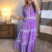Women's Clothing Hot New Models Spring And Summer Geometric Print Round Neck Long Skirt Women's Dress_ecoleips.com