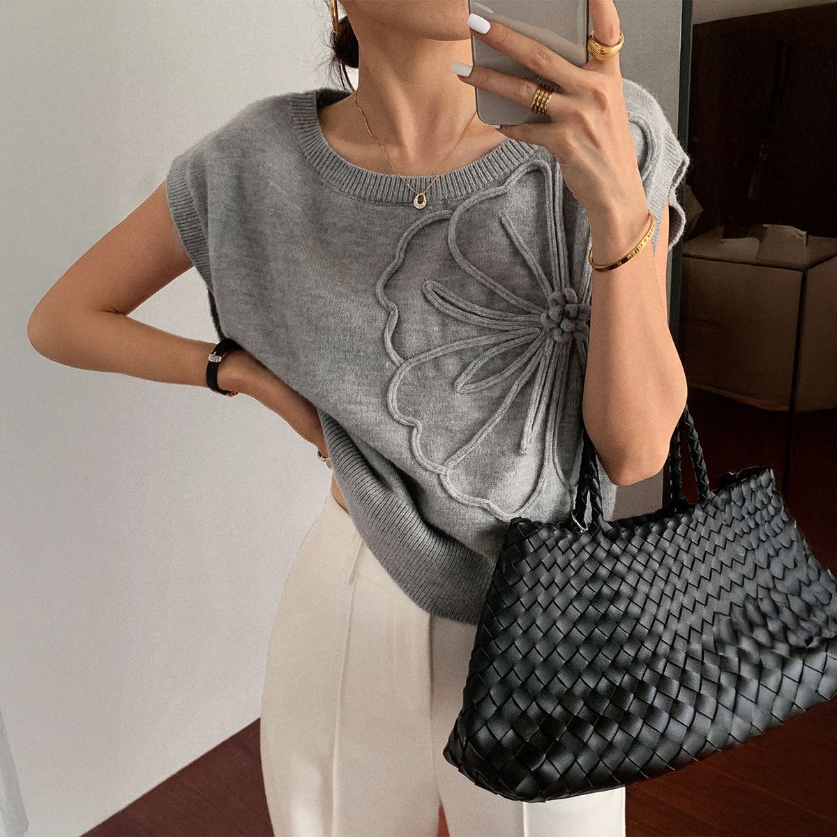 Diyun Cross-Border European And American Casual Vacation Summer Solid Color Short Sleeve Sweater Women's Fashion 2025_ecoleips.com