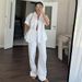 Women's Clothing Casual Workwear Pocket Drawstring Short Sleeved Shirt Trousers Summer Two Piece Suit_ecoleips.com