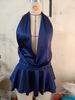 Fashion Women's Short Dress European American Style Sexy Lace Trim Long Sleeve Slim Back A-Line Dress for Ladies_ecoleips.com