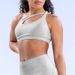 DF Style High Elastic Ultra Fine Matte Sports Bra Off Shoulder Backless For Women Yoga Running Fitness Training_ecoleips.com
