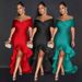 Women's Clothing Sexy One Shoulder Tube Top Hip Wrapped Elastic Waist Mopping Lace Dress_ecoleips.com