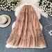Fairy Cake Mesh Skirt For Women Puffy Mid-Length Sweet Bow Design Youthful And Gentle Style New_ecoleips.com