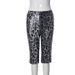 2025s 51664 Trendy Sequin Style Women's Fashion New Leopard Print Stretch Hot Pants Elastic Waist Casual Shorts Women_ecoleips.com