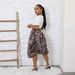 Women’s Clothing High Waist Leopard Print Skirt Camouflage Drawstring Bud Skirt Pleated Puffy Lantern Skirt_ecoleips.com