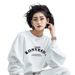Women's Crew Neck Sweatshirt Fleece Lined Thickened Casual Top Loose Stylish Versatile for Spring Autumn Winter_ecoleips.com