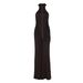 2025 Autumn New Fashion Slim Fit Wrinkled Button Round Neck Sleeveless Dress For Women Wholesale_ecoleips.com