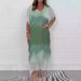Women's Clothing Women's Long Chiffon Casual Color Matching Dress_ecoleips.com