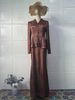 Elegant Slim Fit Maxi Dress For Women Long Sleeved European American Style Retro Spring_ecoleips.com