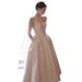 Satin Strapless Light Wedding Dress, French Style, Petite Brides, With A High-end Feel, Simple Elegant, Perfect Travel_ecoleips.com