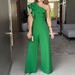 Women's Clothing Women's Jumpsuit, Off Shoulder Collar, Ruffles, Spring And Summer Jumpsuit_ecoleips.com