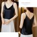 Elastic Cool Camisole Women, Summer V-neck Sleeveless Slim-fit Inner Layer, Suitable For Wearing Under A Blazer,_ecoleips.com