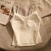 ng2510292 French Style Jacquard Short Sleeve Satin Camisole With Chest Pad Embroidery Versatile Wearable Niche Base Layer_ecoleips.com