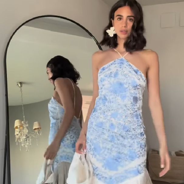 New Chinese Style Halter Neck Shiny Fringe Long Dress 2024 New Arrival Elegant Party Prom Maxi Dress For Female_ecoleips.com