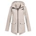K Lightweight Windproof Jacket With Zipper And Hood For Women_ecoleips.com