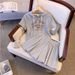 Women's Clothing Short Sleeved Shorts Slimming Leisure Sports Suit Fashionable Two Piece Suit_ecoleips.com