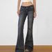 Low Waist Washed Slim Fit Versatile Flared Jeans For Women, Autumn Winter New European And American Style Fashion Casual_ecoleips.com