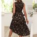 YD8142 European American Women's Clothing 2023 Spring/summer New Floral Dress, Elegant And Stylish Vacation Long Skirt_ecoleips.com