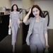 girl Girl Casual Fashion Women's Stylish Blazer 2025 Spring New Elegant Youthful Professional Suit Three-Piece Set_ecoleips.com
