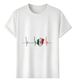 Women's T-Shirts Tshirt Muscle Freaks Heartbeat Estilo Mexico Playera_ecoleips.com