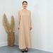 Muslim Base Vest Long Skirt With Casual Slim Fit Vest Long Skirt For Women_ecoleips.com