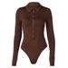 2024 Spring New Women's Fashion Sexy Button Lapel Long Sleeve Jumpsuit Wholesale_ecoleips.com