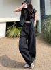 K Quick Drying Sports Pants, Women's New Product, High Waisted Loose Casual Pants, Hanging Straight Leg Wide Leg Pants_ecoleips.com