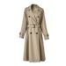 Casual Trench Coat Women's New Medium And Long Fashion Versatile Lace-up Trench Coat_ecoleips.com