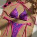 2026 European And American Foreign Trade Cross-border Double-sided Bikini, Special Fabric Tie-up Swimsuit, Women's_ecoleips.com