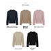 Women's Double Zipper Fleece Jacket - Soft Knit Slim Fit Cropped Cardigan For Autumn & Winter (Black, Grey, Brown, Pink)_ecoleips.com