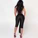 K European And American Style New Fashionable Solid Color Sexy Hot Girl Sleeveless Hanging Neck Backless Tight Jumpsuit_ecoleips.com