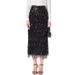 Sequin & Fringe Mermaid Pencil Skirt – High-Slit Evening Skirt For Women (Black/Silver, S-XL)_ecoleips.com