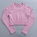Women's Clothing Tight Yoga Pants Vest Sports Fitness Suit Top Long Sleeve Women Seamless Yoga Clothes_ecoleips.com