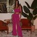 Popular European American Women's Clothing: Suede High-end Loose-fitting Buttoned Straight Wide-leg Pants, Elegant_ecoleips.com