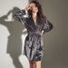Aria Basics 2022 Spring European American Cross-Border Sleepwear, Golden Diamond Velvet, Warm Comfortable Women's Pajamas, Short_ecoleips.com