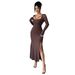 Elegant Lace Bodycon Dress – Women’s Sexy Wrap Dress (Stretch & Breathable) – Evening & Party Wear_ecoleips.com