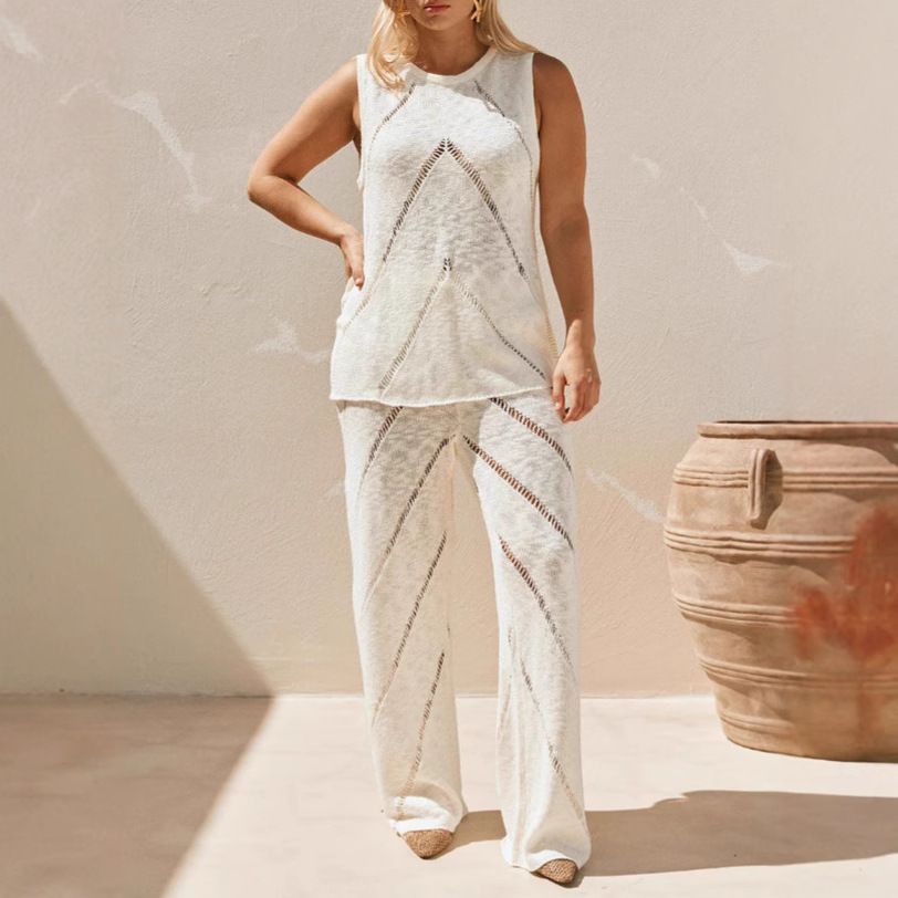 Women's Clothing Temperament Sleeveless Vest Casual Pants Spring And Summer New High End Suit Women_ecoleips.com