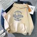 Plus Size Hooded Sweatshirt For Women 2024 New Autumn Winter Oversize Loose Fleece Lazy Style Top_ecoleips.com