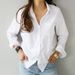 Women's Clothing Base Long Sleeved Shirt Ol Professional Slim Fit Lapel Shirt For Women_ecoleips.com