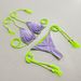 Women's Clothing Bikini Split Sexy Triangle Double Sided Contrast Color Beach Bikini Three Point Style_ecoleips.com