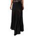 Versatile Black Lace Sheer Sexy Ankle-length Skirt For Summer, Fashionable Mid-waist Commuter Skirt, New Women's Style_ecoleips.com