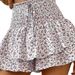 2024 Women's Summer European And American Cross-Border Best-Selling New Fashion Printed Wide-Leg Shorts Loose Versatile_ecoleips.com
