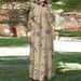 Women's Modest Abaya Dress Fashion Print Autumn New Clothing_ecoleips.com